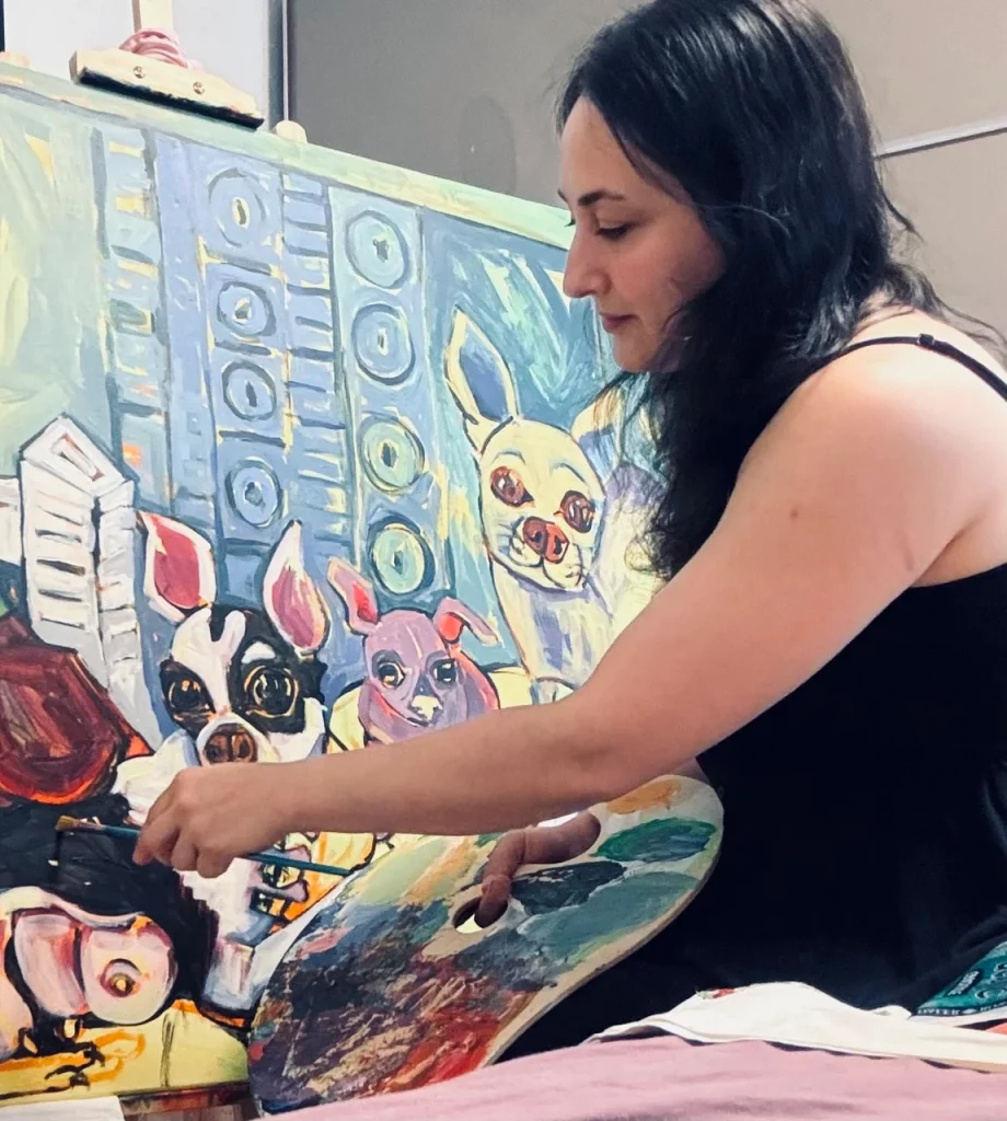 Farzaneh Ravesh, Artist · Art Historian · Iranian Voice in Exile