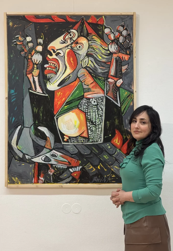 Farzaneh Ravesh, The exhibition Diversity Faces at BBK Frankfurt