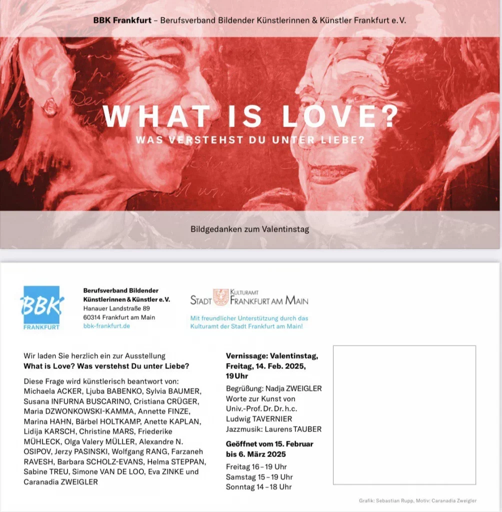Exhibition: “What is Love?” Open from February 15 to March 6, 2025.