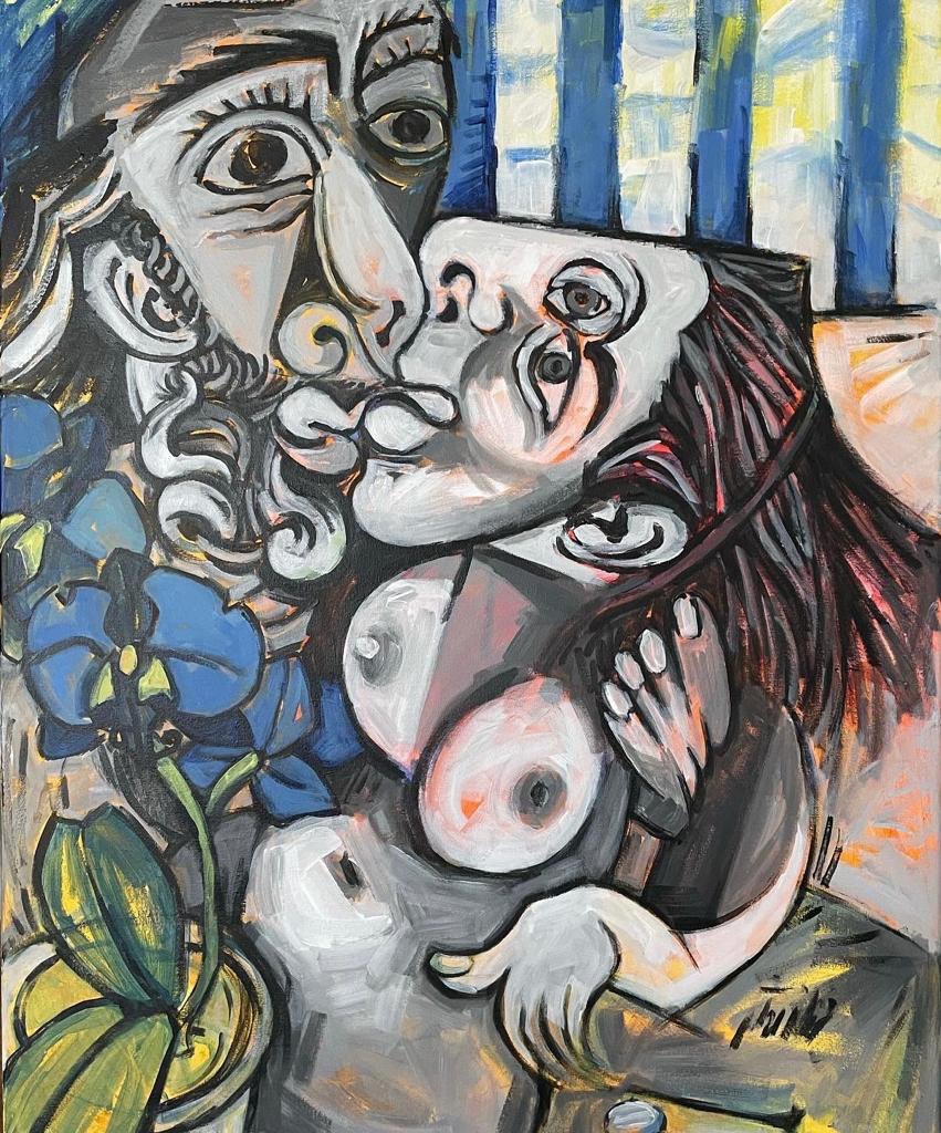 Untitled Year: 2022 Dimensions: 100 x 70 cm Medium: Acrylic on canvas