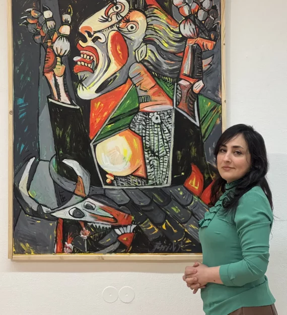 Farzaneh Ravesh, The exhibition Diversity Faces at BBK Frankfurt